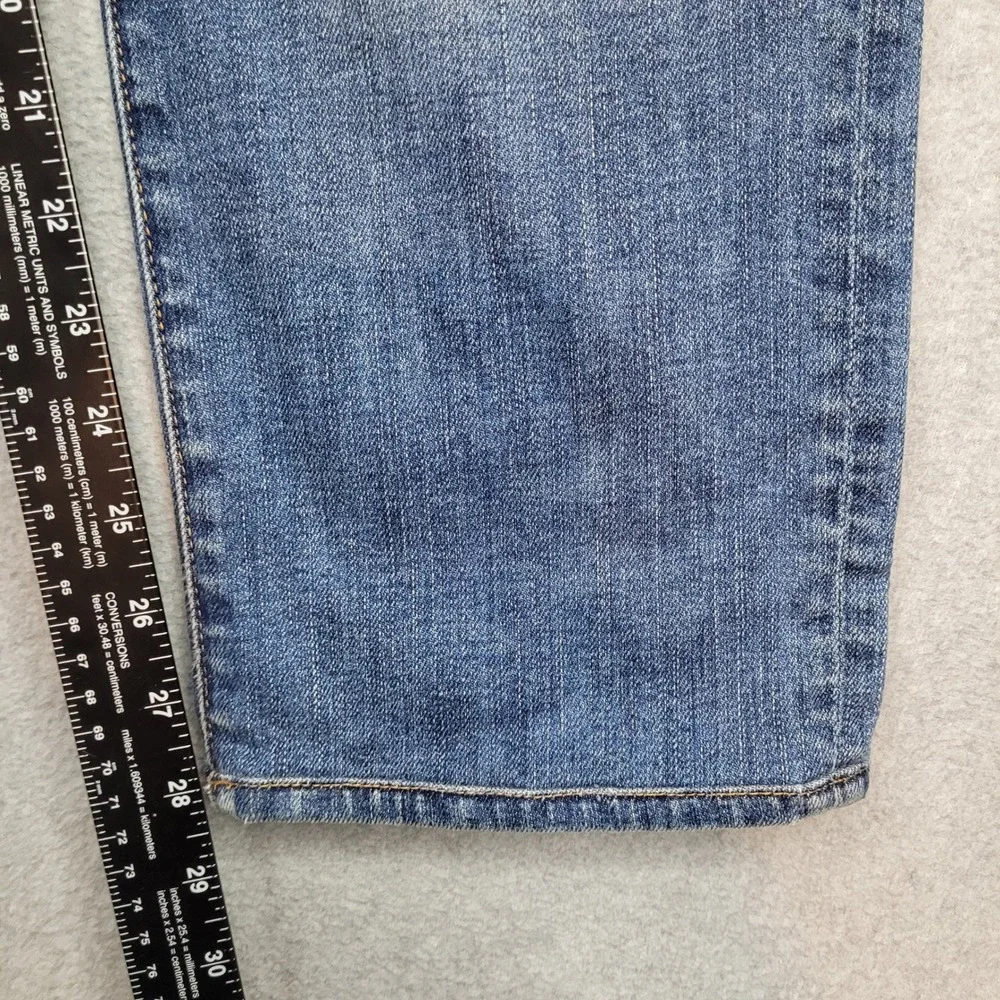7 For All Mankind Slimmy Jeans Mens 33x28 Blue Luxe Performance Slim Fit